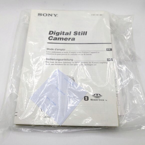 Sony Cybershot DSC-F505V TESTED Memory Sticks Adapter Charger Bag *No Battery* - Picture 13 of 14